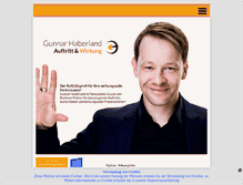 Tablet Screenshot of gunnarhaberland.de